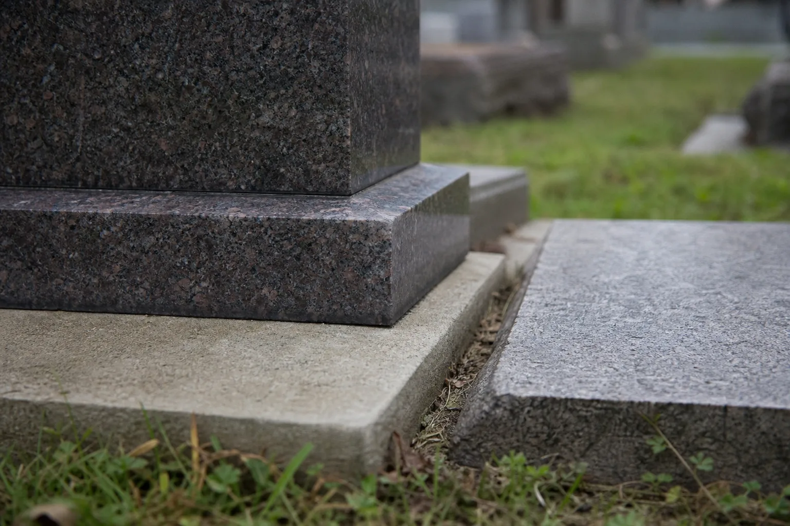 Two sections, two rulebooks. Check the plot's rules before you pay for the stone